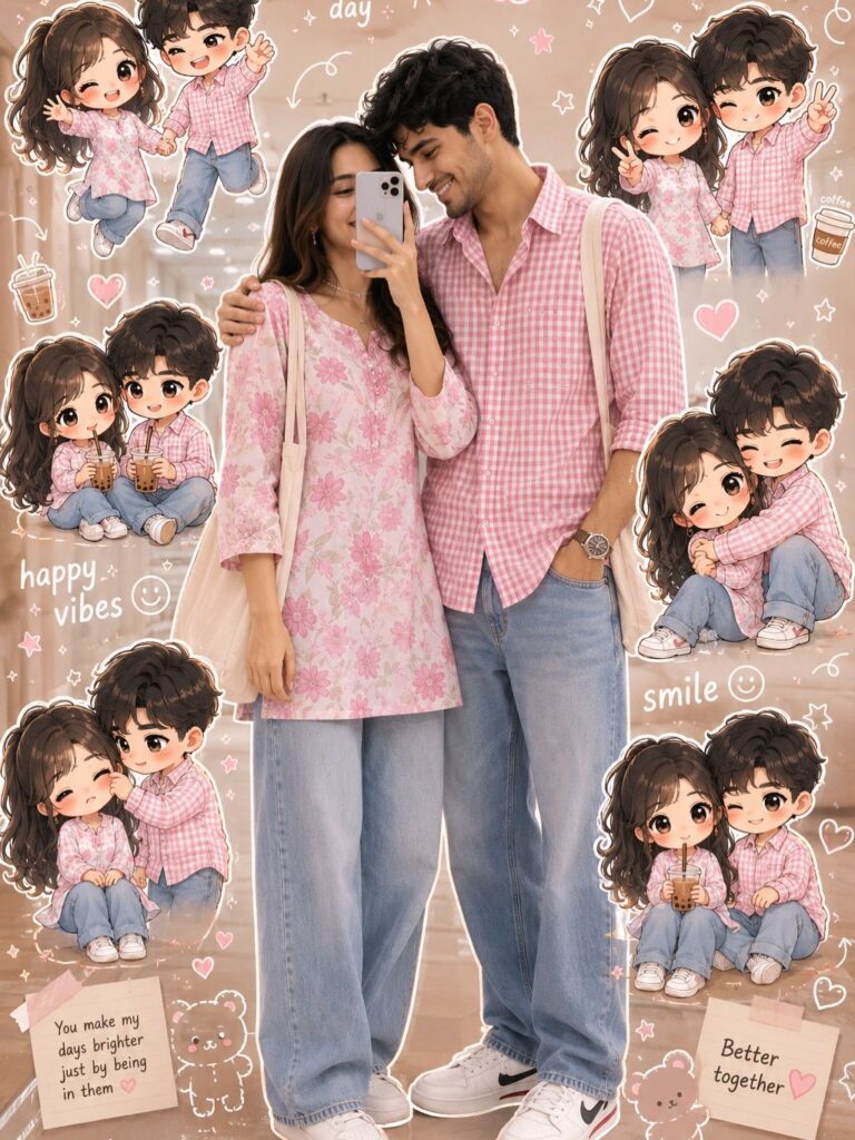 Instagram Trending Couple Gemini Ai Photo Prompt Copy Paste 